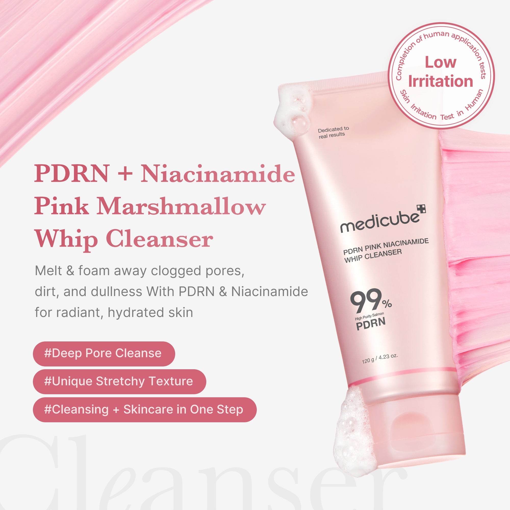 PDRN Pink Whip Cleanser